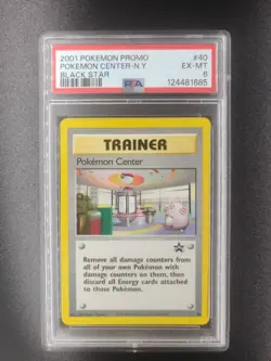 Pokemon Center New York #40 || Black Star Promo || PSA 6 || 2001 - Image 1