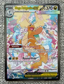 Mega Dragonite EX 290/217 SIR Ascended Heroes Pokemon English MINT READY TO SHIP - Image 1