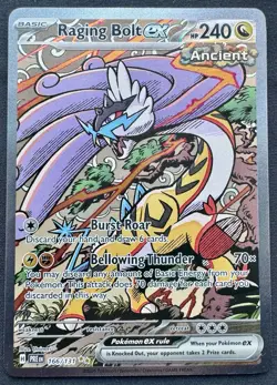Raging Bolt ex Special Illustration Rare 166/131 Pokemon Prismatic Evolutions - Image 1