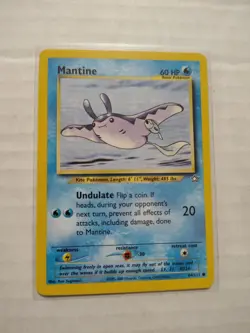 Pokemon TCG Mantine Neo Genesis 64/111 Regular Unlimited Common - Image 1