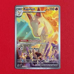 Rapidash 189/182 Illustration Rare - Pokemon Card TCG - SV: Destined Rivals - IR - Image 1