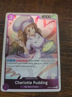 One Piece CCG Charlotte Pudding Charlotte Pudding Rare Foil - Image 1