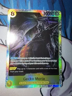 Gecko Moria OP14-104 SR | NM | The Azure Sea's Seven | One Piece TCG | English - Image 1