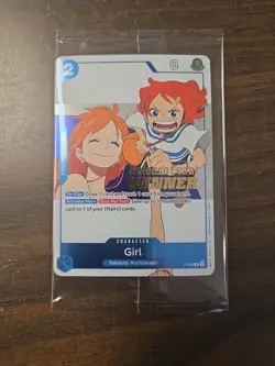 Girl (OP14 Release Event Winner) P-096 One Piece Promotion Cards Foil - Image 1
