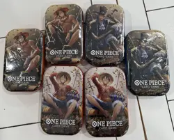 One Piece Tin Packs Vol. 2 (TS-02 OP-13) - Lot of 6 - Sealed - Image 1