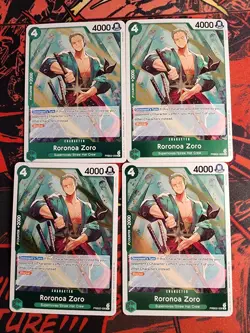 One Piece Roronoa Zoro (x4) PRB02-006 R (The Best Vol. 2 PRB-02 English) - Image 1