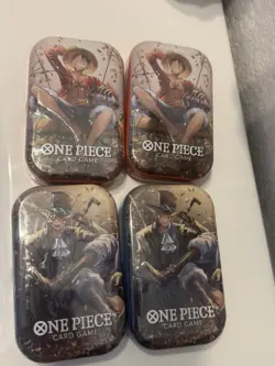 One Piece Card Game - Tin Pack Vol.2 English 4 Tins New - Image 1