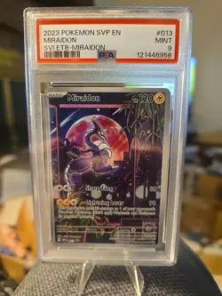Pokemon TCG: Miraidon - Scarlet & Violet Promos - #013 [PSA 9 - MINT] - Image 1