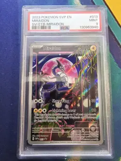 Pokemon TCG Miraidon SVP 013 Black Star Promo Scarlet & Violet Base Set PSA 9 - Image 1
