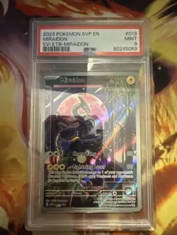 Miraidon SVP en 013 Pokemon Black Star Promo Scarlet and Violet TCG Psa 9 - Image 1