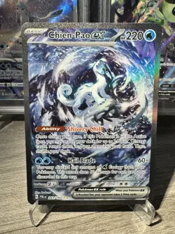 Chien-Pao ex 261/193 Paldea Evolved Special Illustration Rare Pokemon Card NM - Image 3