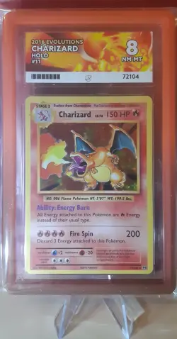 Pokemon Card Charizard XY 2016 Holo 11/108 XY Evolutions Ace 8 - Image 1
