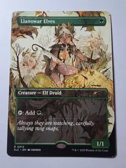 Llanowar Elves, NON-FOIL - Secret Lair Encyclopedia of Magic A-Z MTG NM Card - Image 1