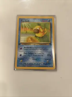 Psyduck 53/62 Fossil Vintage Pokemon Card TCG NM - Image 1