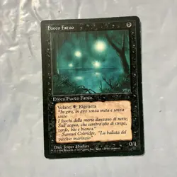 MTG Magic Italian Will-o'-the-Wisp FBB Foreign Black Border MP Magic Card - Image 1