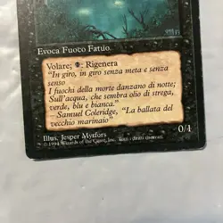 MTG Magic Italian Will-o'-the-Wisp FBB Foreign Black Border MP Magic Card - Image 3
