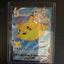 Pokemon VMAX Flying Pikachu Card 007/025 Celebrations - Image 1