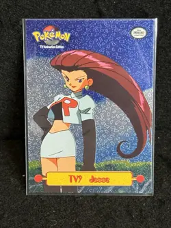 Topps Pokemon Tv Animation Series Jesse Textured Foil Card - Image 1