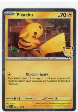 Pikachu (Pokemon Day 2026) 051/162 Miscellaneous Cards & Products Holo + Coin - Image 1