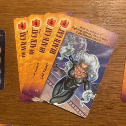 Overpower - Black Cat Hero Card + Special Cards - Spider-Man - 18 Cards in Total - Image 4