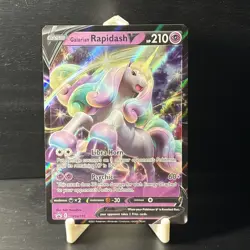Galarian Rapidash V SWSH111 SWSH: Sword & Shield Promo Cards Holo - Image 1