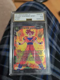AGS Gem Mint 10 Dragon Ball Super Card Game P-312 PR Son Goku - Image 1