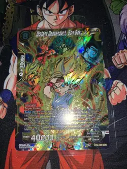 Dragon Ball Super Card Game Distant Descendant, Son Goku Jr. BT4-123 SCR NM - Image 1