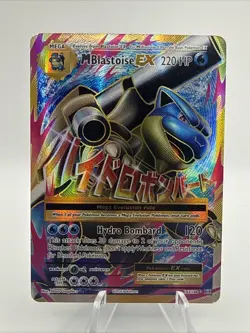 Pokemon M Blastoise EX 102/108 Japanese Ultra Rare Full Art XY Evolutions NM - Image 1