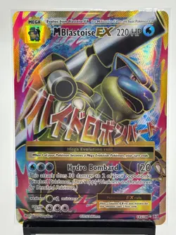 Pokemon M Blastoise EX 102/108 XY Evolutions Ultra Rare Full Art Mega Holo NM - Image 1