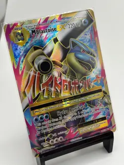 Pokemon M Blastoise EX 102/108 XY Evolutions Ultra Rare Full Art Mega Holo NM - Image 2