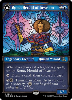 Rona, Herald of Invasion SHOWCASE PLANAR, March of the Machine, MTG NM/M - Image 1