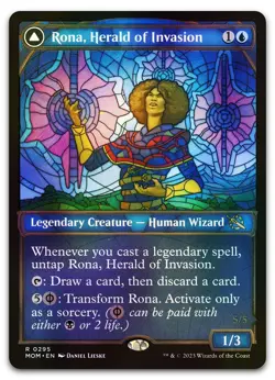 Rona, Herald of Invasion (Showcase) #295 (Foil) NM March of the Machine - Image 1