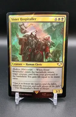 MTG Sister Hospitaller #141 (Surge Foil) Universes Beyond: Warhammer 40000 Foil - Image 1