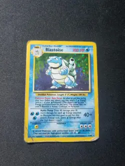 Pokemon - Base Set Unlimited 1999 WOTC - Blastoise 2/102 Holo Rare - DMG - Image 1
