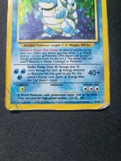 Pokemon - Base Set Unlimited 1999 WOTC - Blastoise 2/102 Holo Rare - DMG - Image 4