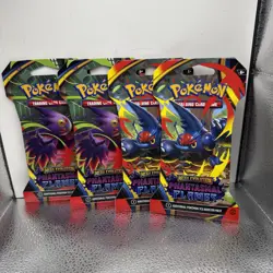 (4) Pokemon Mega Evolution Phantasmal Flames Sleeved Booster Packs Fast Ship 4X - Image 1