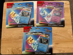 LOT OF 3 Pokemon Prismatic Evolutions Tech Sticker Collection Sealed - Image 1