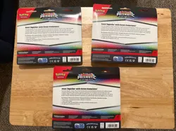 LOT OF 3 Pokemon Prismatic Evolutions Tech Sticker Collection Sealed - Image 2