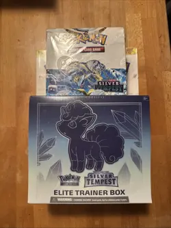 Pokemon TCG Silver Tempest Booster Box + Elite Trainer Box BOTH MINT CONDITION - Image 1