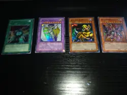 Vintage Yu-Gi-Oh Korean Tcg Card Lot Of 4 Holos 3 Ultra Rare 1 Secret Rare! - Image 2