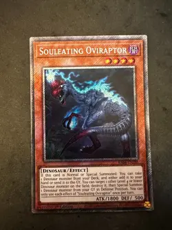 Souleating Oviraptor - RA04-EN288 - Platinum Secret Rare - Yu-Gi-Oh! - Image 1