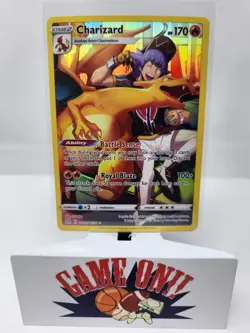 Pokemon Charizard TG03/TG30 Swsh11: Lost Origin Trainer Gallery Full Art Holo sc - Image 1