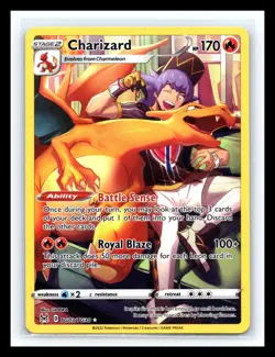 💥 Charizard TG03/TG30 SWSH11: Lost Origin Trainer Gallery Holo Pokemon Card - Image 1