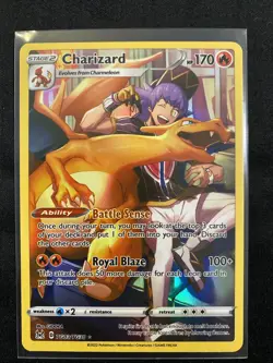 Pokemon TCG Charizard TG03/TG30 Swsh11: Lost Origin Trainer Gallery Holo - Image 1