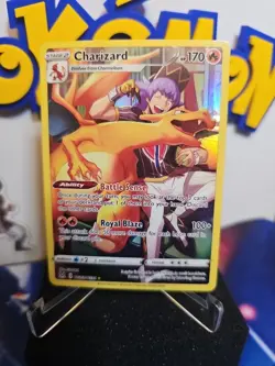 Pokemon Lost Origin Trainer Gallery Charizard TG03/TG30 Full Art Holo NM swsh11 - Image 1