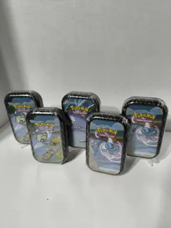 Pokemon Sword & Shield Shining Fates Mini Tins x5 Sealed - Image 2