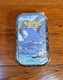Pokemon TCG 2021 Shining Fates Kyogre Art Mini Tin Factory Sealed 2 Boosters 21 - Image 4