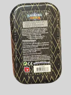 ONE Factory Sealed Pokemon Shining Fates Mini Tin With Random Art 2 Packs + Coin - Image 2