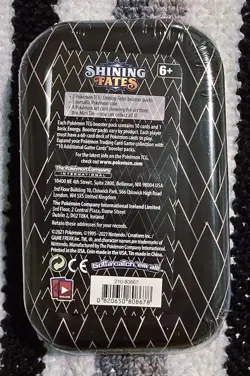 New Pokemon Shining Fates Mini Tin - 2 TCG Booster Packs per Tin (SEALED) 820650808678 - Image 2