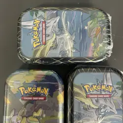 ONE Factory Sealed Pokemon Shining Fates Mini Tin With Random Art 2 Packs + Coin - Image 2